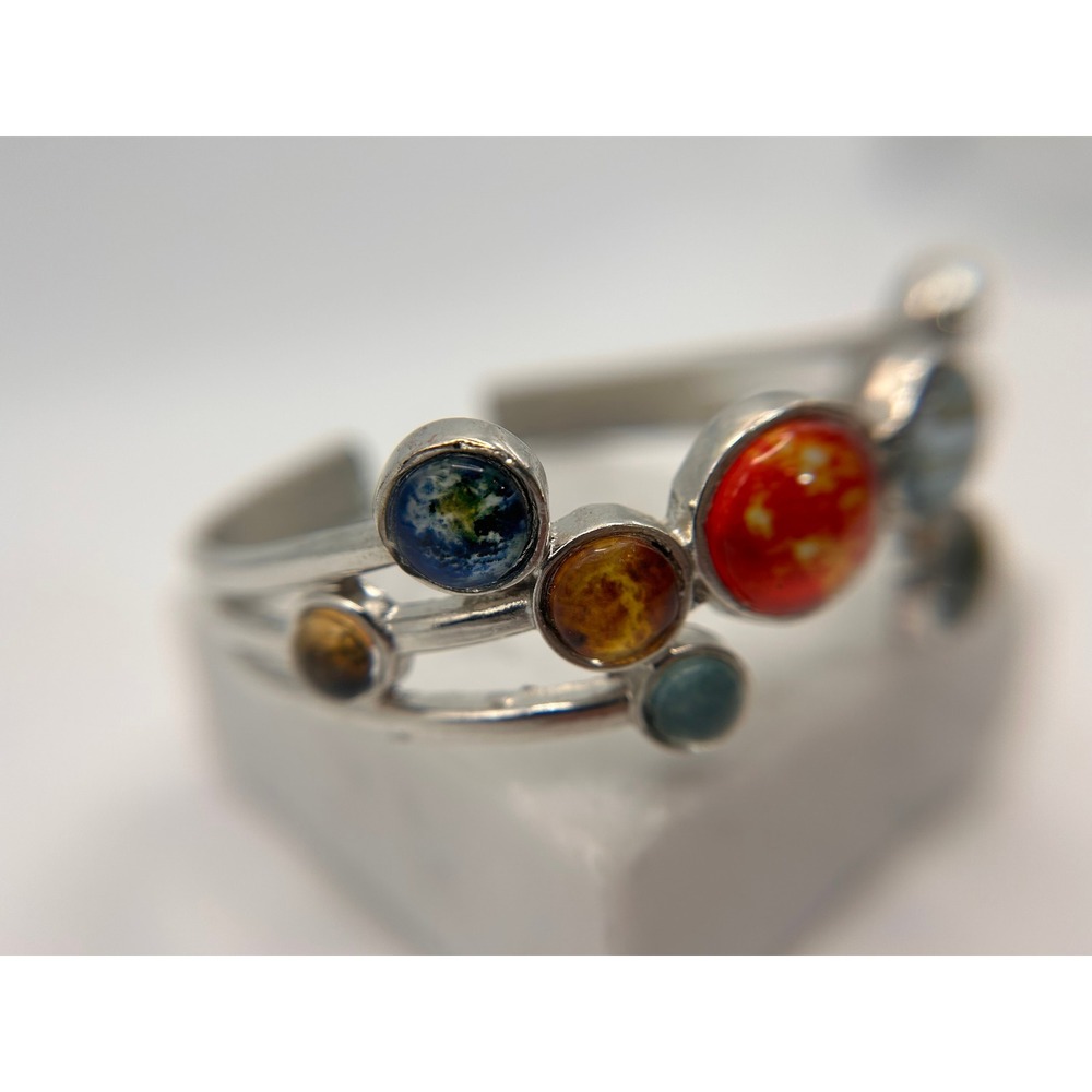 Solar System Cuff Bracelet Womens OS Multi Good Celestial Planets